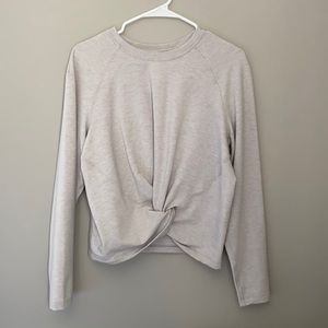Lululemon lightweight tie crop sweatshirt - NWOT